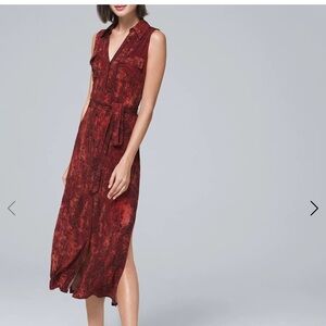 NWT White House Black Market Midi Dress